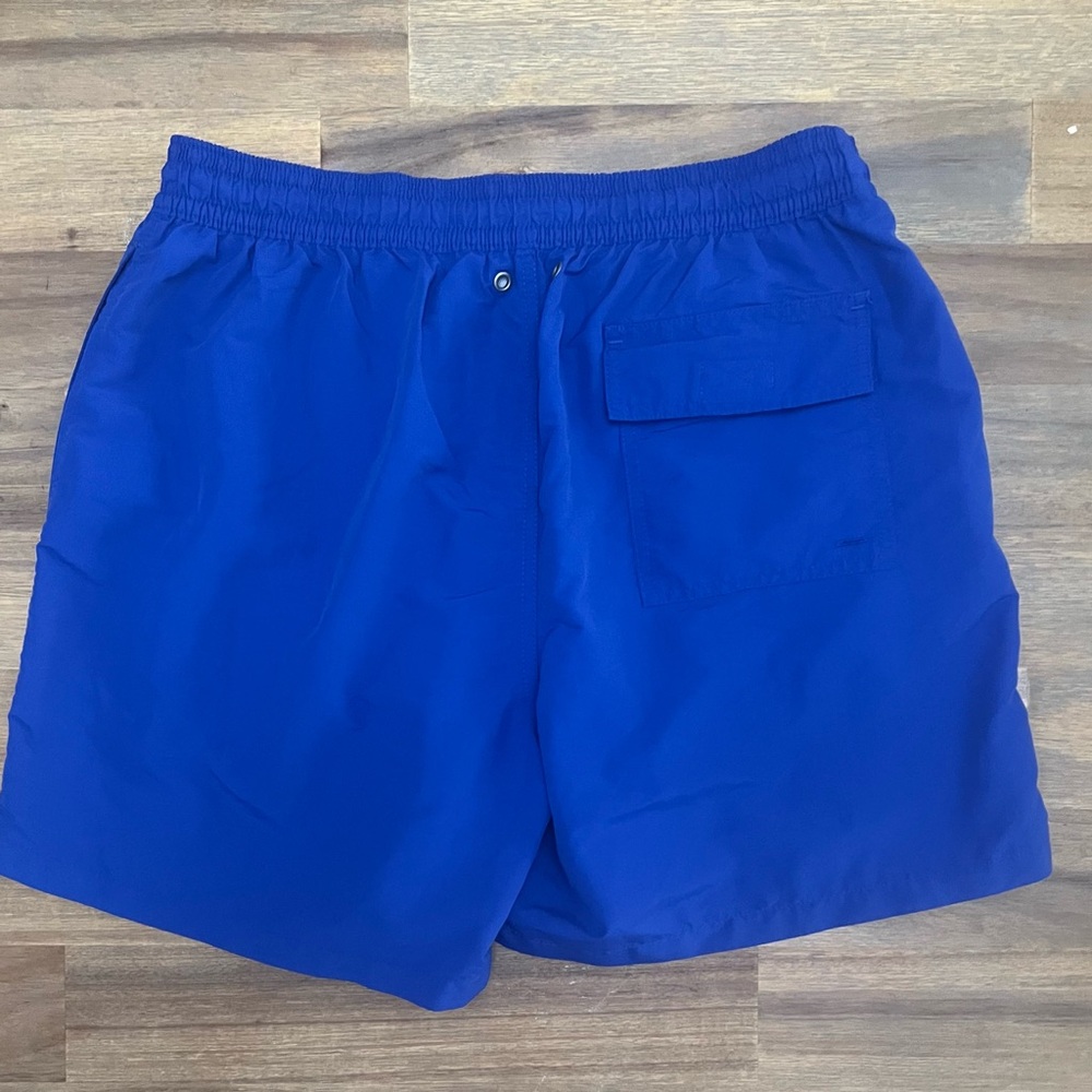 POLO Ralph Lauren Men’s Traveler Swim Shorts Trunks XL Royal Blue Elastic Waist - Picture 7 of 11